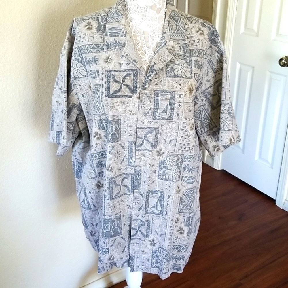 MAKAPUU Sportswear Vacation Resory Aloha Shirt Size‎ XXL